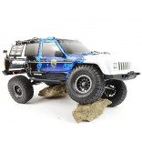 AUTOMODELO ELÉTRICO RTR 1/10 ROCK CRAWLER FREE MEN CHEROKEE COMPLETO RÁDIO 2.4 GHZ BATERIA 7.4V LI-ION E CARREGADOR FS RACING FS53503